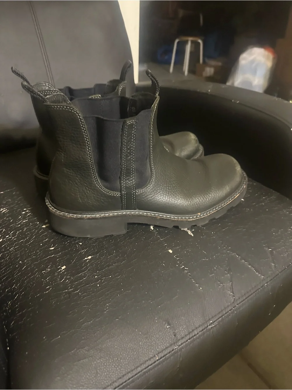Ecco Men's Chukka Boots in Dark Green Leather